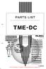 PARTS L ST TME-DC ) P-CD03-E. From the library of: Superior Sewing Machine & Supply LLC