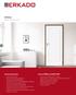 IPERA. Technical information. General TERMS and CONDITIONS INTERIOR DOOR LEAFS