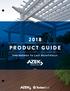 2018 PRODUCT GUIDE ENGINEERED TO LAST BEAUTIFULLY
