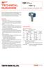 FKP... 5 PRESSURE TRANSMITTER (DIRECT MOUNT TYPE) FEATURES SPECIFICATIONS. Functional specifications
