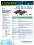 POWER. μmp Series GEN II Up to 1800 Watts with New Product Enhancements. Data Sheet
