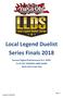 Local Legend Duelist Series Finals 2018