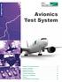 Avionics Test System. Lightning Tests