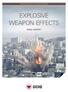 CHARACTERISATION OF EXPLOSIVE WEAPONS EFFECTS OVERVIEW WEAPON EFFECTS FINAL REPORT