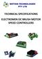TECHNICAL SPECIFICATIONS ELECTROMEN DC BRUSH MOTOR SPEED CONTROLLERS