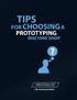 TIPS FOR CHOOSING A PROTOTYPING MACHINE SHOP
