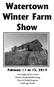 Watertown Winter Farm Show February 11 to 15, 2014