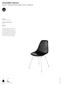 Eames Molded Plastic Side Chair 4-Leg Base
