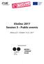 ESoDoc 2017 Session 3 Public events