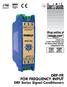 User s Guide DRF-FR FOR FREQUENCY INPUT. DRF Series Signal Conditioners. Shop online at