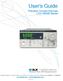 User s Guide Precision Current Sources LDX-3500B Series