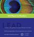 LEAD Report to Members. The task for this generation of leaders in the law is not only to