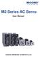 M2 Series AC Servo. User Manual SHANGHAI AMP&MOONS AUTOMATION CO.,LTD.