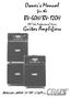 Owner s Manual BV-60H/BV-120H. Guitar Amplifiers. for the. All Tube Professional Series