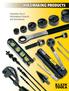 Complete line of Holemaking Products and Accessories