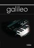 GALILEO DIGITAL PIANO TRADITIONAL DESIGN, PERFORMANCE TECHNOLOGY
