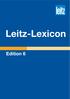 Leitz-Lexicon. Edition 6