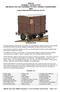SER-Kits ASSEMBLY INSTRUCTIONS SER/LBSCR HORSEBOX WITHOUT GROOM S COMPARTMENT HB42