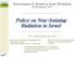 Policy on Non-Ionizing Radiation in Israel