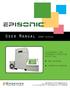 EpiSonicTM. User Manual 2000 Series AN ADVANCED, HIGH THROUGHPUT SONICATION DEVICE FOR: DNA SHEARING CHROMATIN SHEARING
