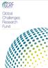 Global Challenges Research Fund BRAND GUIDELINES