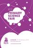 Exhibiting Schools at Primary Science Fair Limerick: Friday January 15th