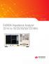 E4990A Impedance Analyzer 20 Hz to 10/20/30/50/120 MHz DATA SHEET