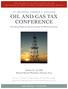 10 th BIENNIAL PARKER C. FIELDER OIL AND GAS TAX CONFERENCE