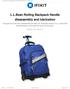 L.L.Bean Rolling Backpack Handle disassembly and lubrication