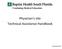 Physician's site Technical Assistance Handbook