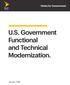 U.S. Government Functional and Technical Modernization.