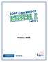 Core-Cambridge Math I Level 1: Product Guide