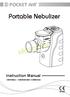 POCKET AIR. Portable Nebulizer. Instruction Manual MBPN002 / MB / MB05006
