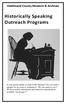 Haldimand County Museum & Archives Historically Speaking Outreach Programs