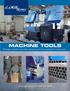 MACHINE TOOLS. DGI Supply is second to none when setting the performance standards for machine tools