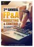 FP&A 2 ND ANNUAL BUDGETING & CONTROL SUMMIT 17 TH -18 TH MAY 2018 AMSTERDAM, NETHERLANDS. Corporate Parity Presents...