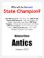 Antics. Who will be the next State Champion? Alabama Chess