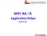 BP9116A/B Application Notes