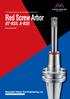 The Carbide Integral Type Arbor for High Efficient Machining. Red Screw Arbor BT-RSG, A-RSG. Red Screw Arbor. New Product News No.