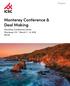 Monterey Conference & Deal Making