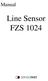Manual. Line Sensor FZS 1024