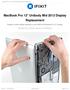 MacBook Pro 13 Unibody Mid 2012 Display Replacement