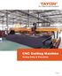 CNC Cutting Machine Department. CNC Cutting Machine. Heavy Duty & Precision. Catalog