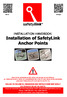 INSTALLATION HANDBOOK: Installation of SafetyLink Anchor Points