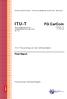 ITU-T. FG CarCom Version 1.0 (11/2013) Final Report. ITU-T Focus Group on Car Communication. Focus Group Technical Report