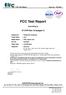 FCC Test Report. According to. 47 CFR Part 15 Subpart C
