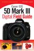 Canon EOS. 5D Mark III. Digital Field Guide
