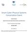 Smart Cyber-Physical Systems Concertation Event
