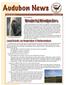 Audubon News. Volume 13, Issue 1 September Monthly Meeting