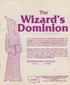 Wizard's Dominion. The. nt t. AMERICAN SOFfWARE EXTENDED BASIC LANGUAGE TI 99/4 TI 99/4A